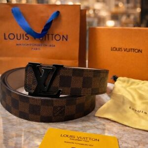 Louis Vuitton Black and Brown Checkered Men's Bag